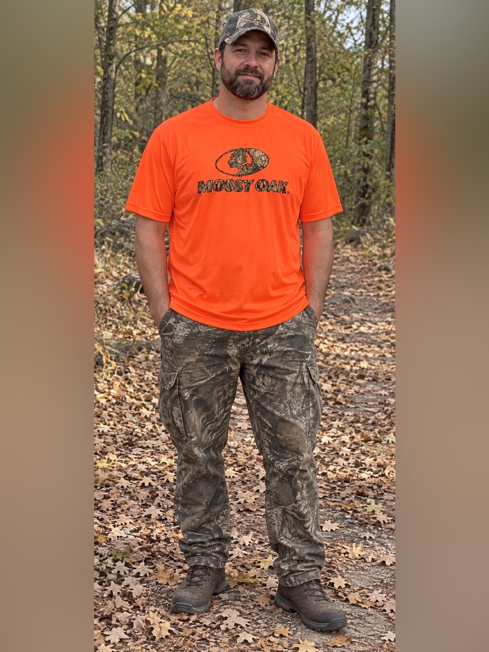 Mossy Oak Blaze Orange Short Sleeve Performance Tee